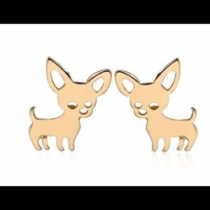 ✨ Cute Lovely dog Gold plated Earrings_NWT✨